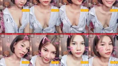 Bigo Live day 2&colon; Cute Thai Girl Nip Slip while Live free porn streaming