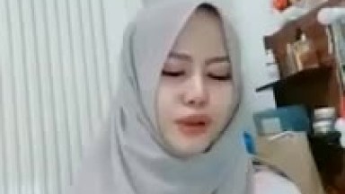 Jilbab Cantik Live Santai Berakhir Colmek